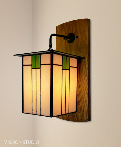 Large Arts & Crafts Style Wall Sconce #107-L