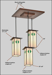 Craftsman-Mission Style Entryway Light #239