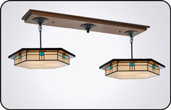 Craftsman Style Island Light Fixture #835