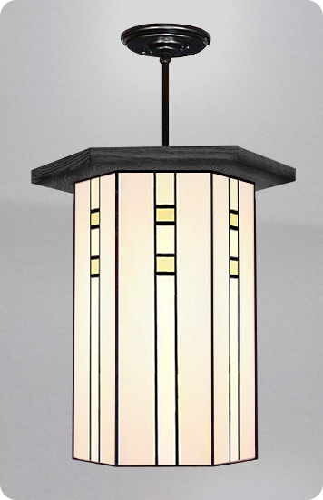 Arts & Crafts Style Chandelier #352