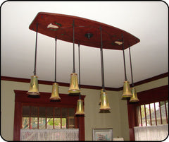 Vintage Pendant in Dining Room