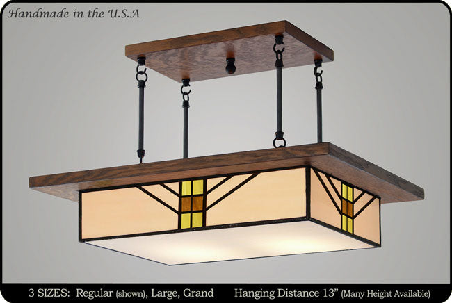 Bungalow Mission Chandelier #603
