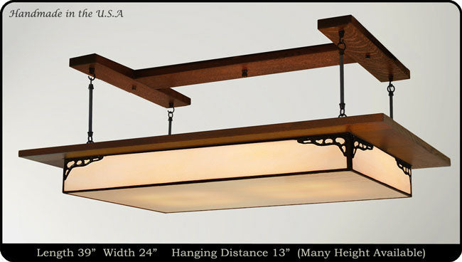 Prairie Style Light Fixture Antique #901