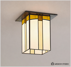 Craftsman Style Lantern #759-M with Metal Frame
