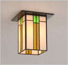 Flush Mission Lantern #757-M with Metal Frame