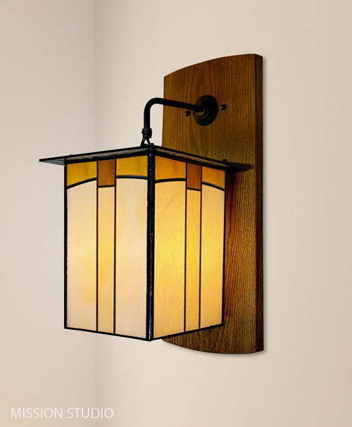 Large Mission Style Wall Sconce #109