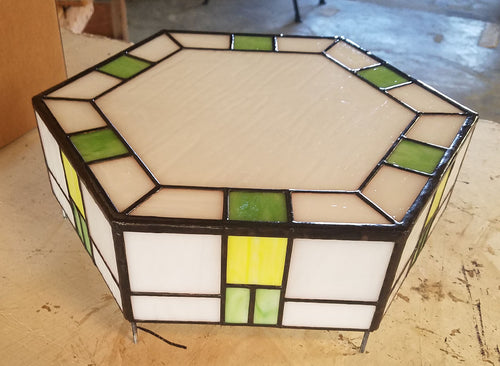 Detail Photos of Glass Colors - Yellow & Green