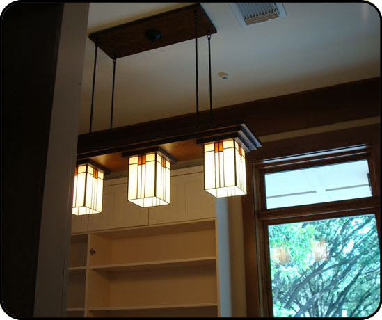Bungalow Chandelier in Pantry