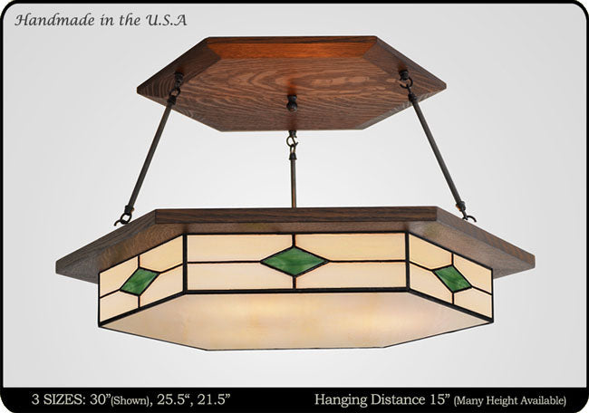 Craftsman Style Chandelier #458