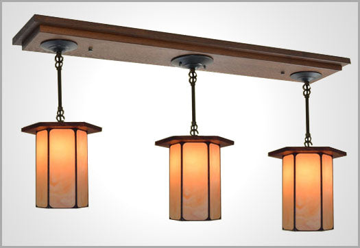 Large Three Pendant Light #524