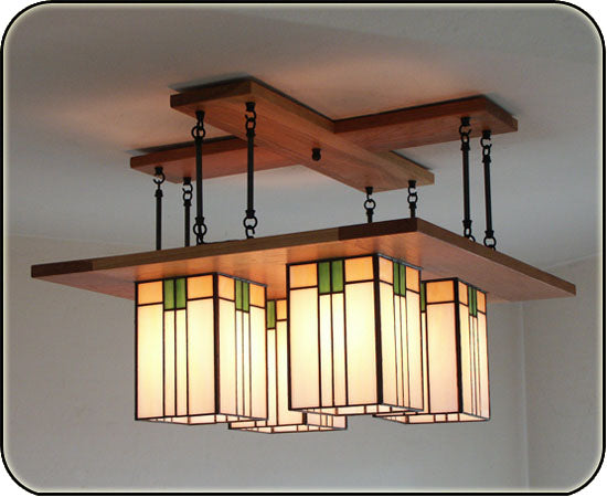 Prairie Chandelier With 8 Rods #857-8